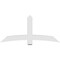Ekena Millwork Bellingham Architectural Grade PVC Gable Bracket, 72"W x 33"H x 4"D x 6"F, 11/12 Pitch GBP072X33X0406BEL00 - alternate 3
